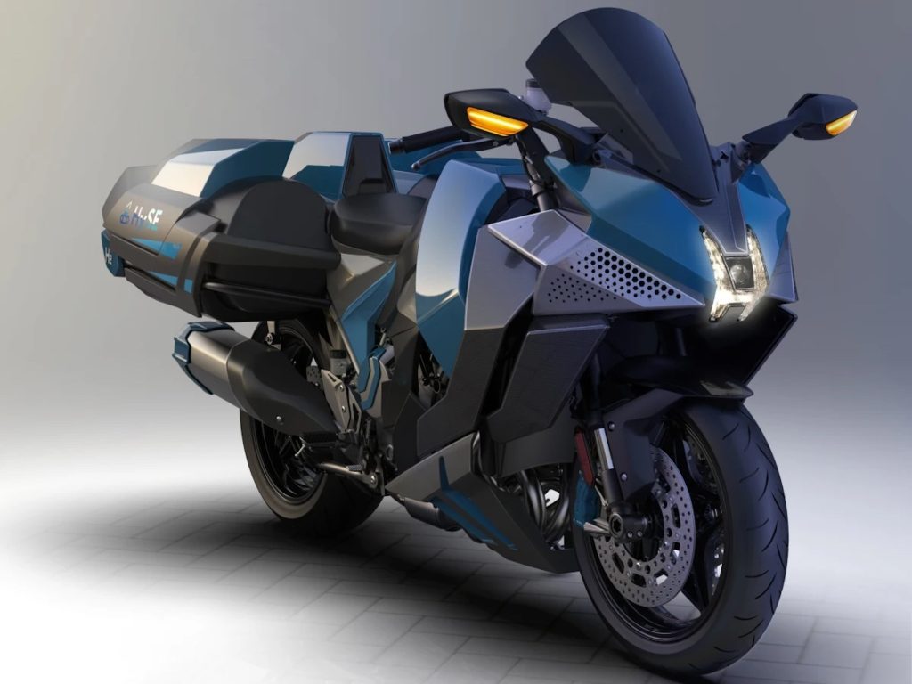 У Kawasaki показали новий коцепт водневого мотоцикла
